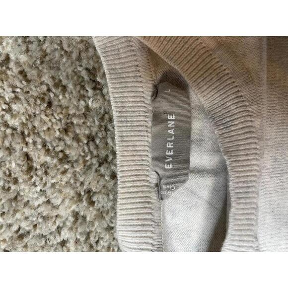 Everlane Organic Cotton Crew Neck Sweater - Size L - Picture 3 of 5